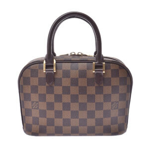 LOUIS VUITTON Damier Saria Brown Canvas Handbag